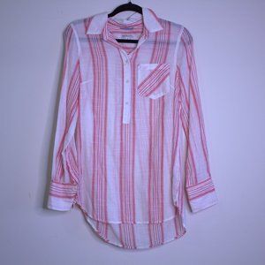 NWT Merona Striped L/S Lightweight Top